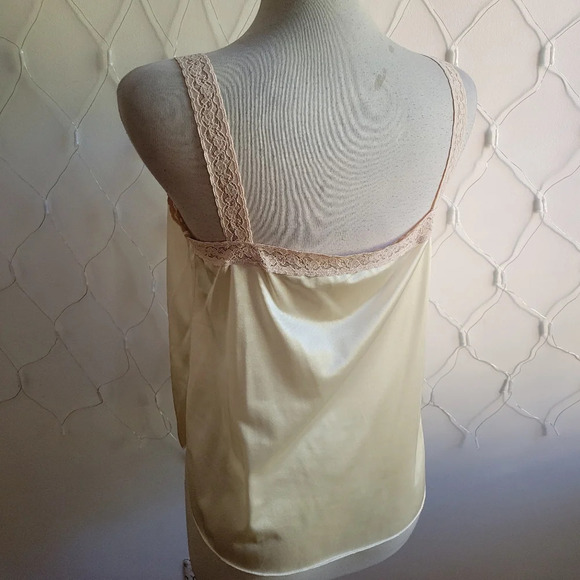 Vintage Chemise Top by Greenco Maid / Nutural Tone / Size Large - Picture 6 of 8